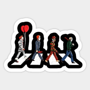 Horror Road Sticker